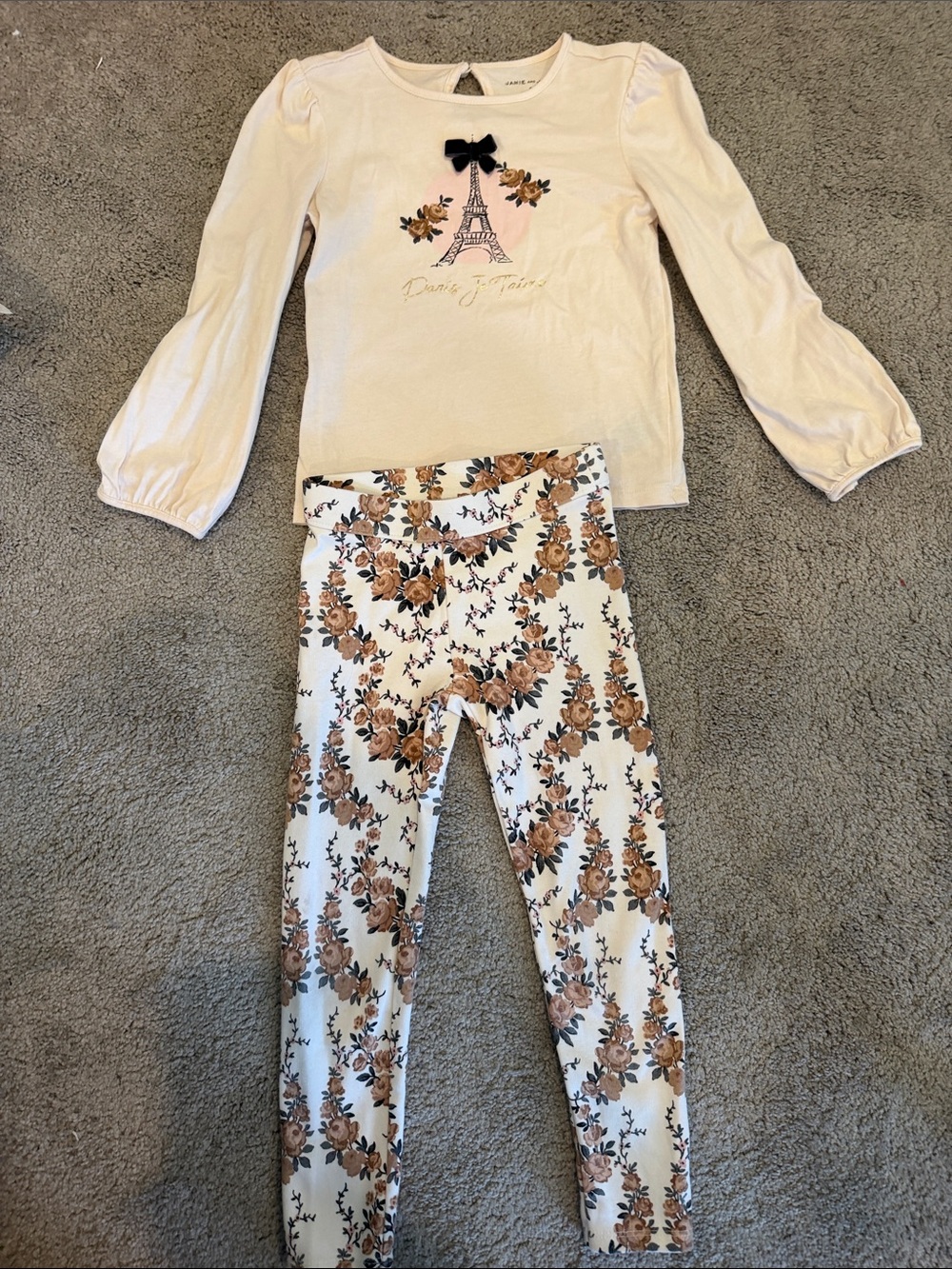 Janie and jack girls Paris outfit